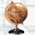 Globe with Brass Swivel Stand